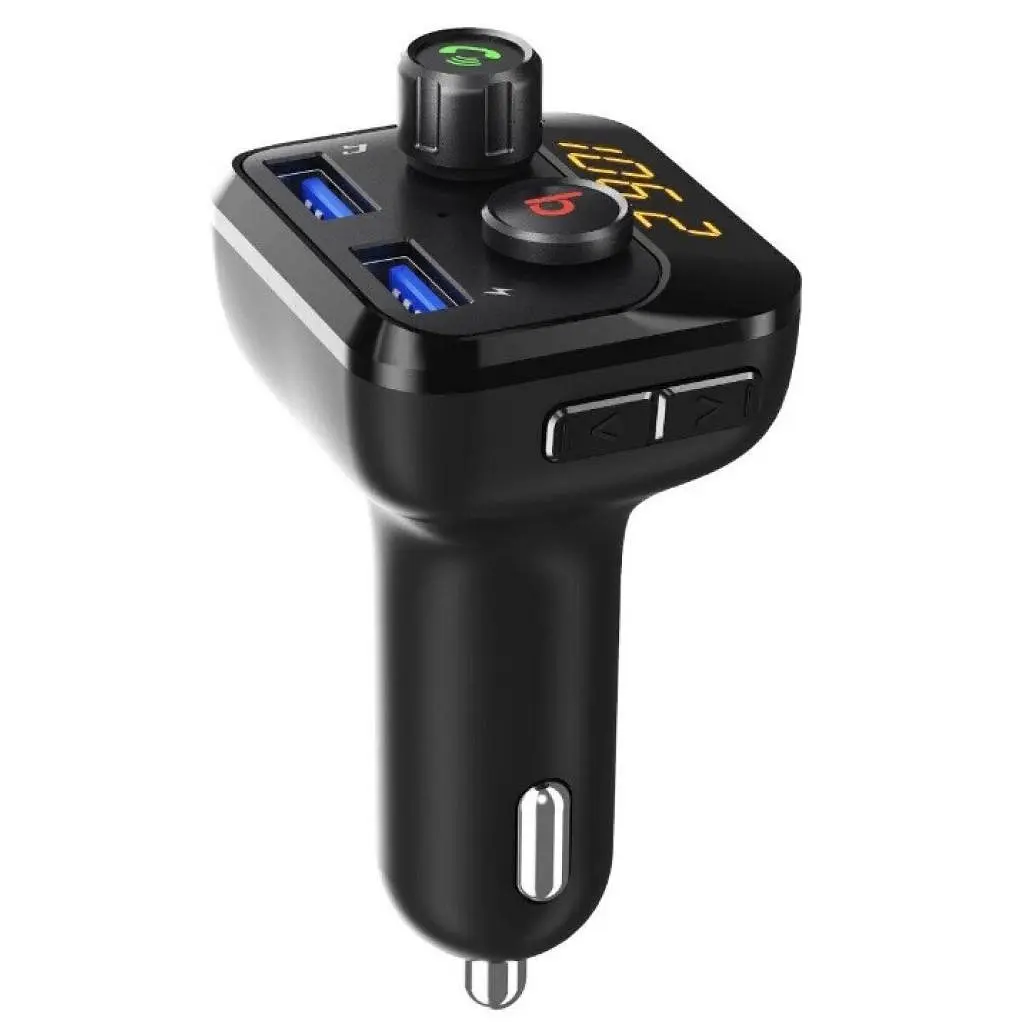 FM модулятор Grand-X 98GRX MegaBass, Bluetooth V5.0 MicroSD, 2USB, MegaBass, han (98GRX) - фото 2