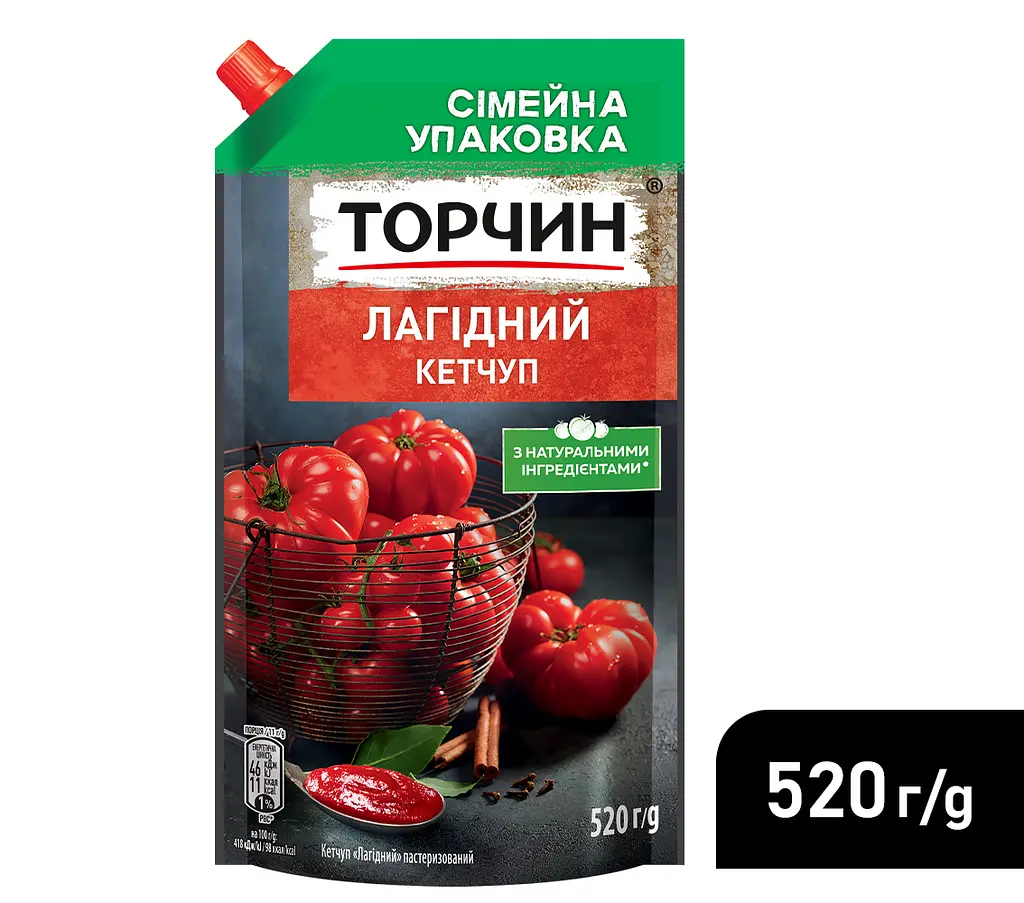 Кетчуп Торчин Лагідний 520 г - фото 3
