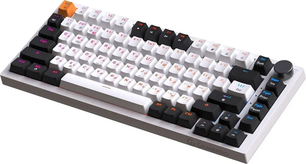 Клавіатура GamePro MK160W Outemu Red Hot-Swap RGB USB White (MK160W) - фото 4