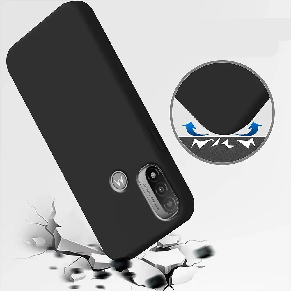 Силіконовий чохол BeCover для Motorola Moto E20 Black (707612) - фото 3