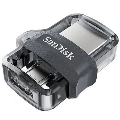 USB флеш накопичувач SanDisk 64GB Ultra Dual Black USB 3.0 OTG (SDDD3-064G-G46) - фото 4