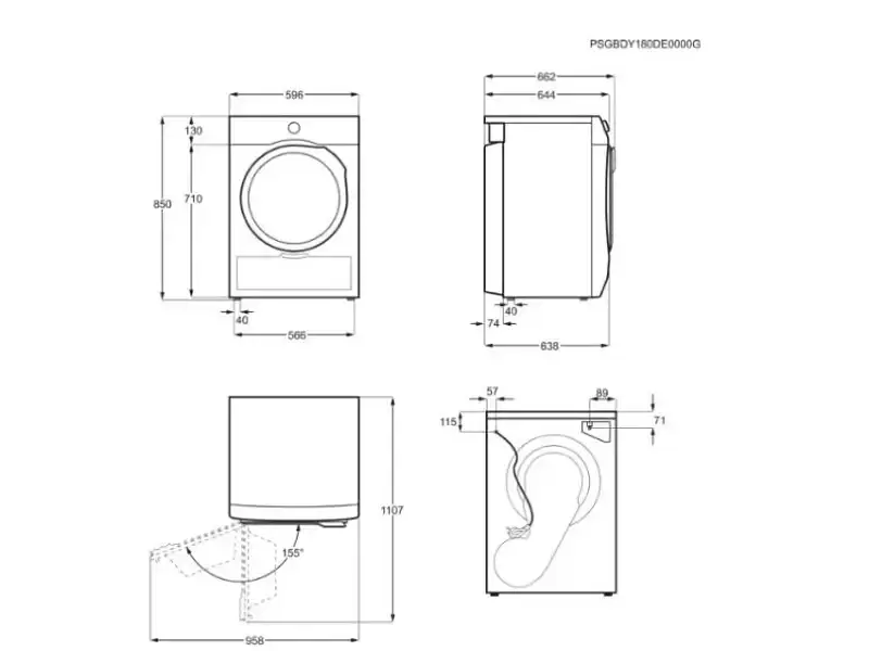 Сушильна машина Electrolux EW6D28CWU - фото 9