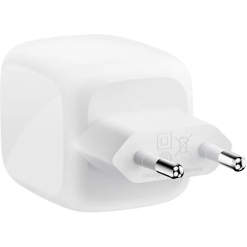 Сетевое зарядное устройство Belkin Boost Up Charge Pro Dual USB-C GaN 67W White (WCH020KQ2MWH-B6) [158914] - фото 4
