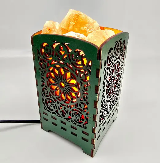 Соляная лампа из гималайской соли "Мандала света" (21х10,8х10,8 cм) - фото 3