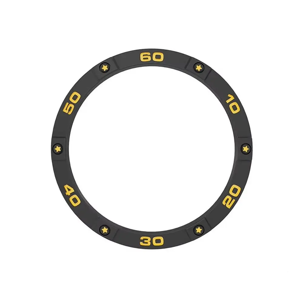 Безель Sikai для смарт-часов Xiaomi Watch S3 Black-yellow - фото 2