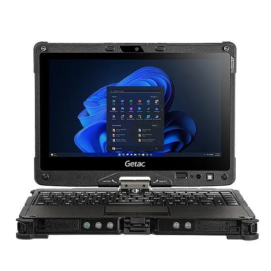 Ноутбук Getac 11.6" V110 MIL-STD-810H 1366x768/Intel i5-6200U/8GB/128SSD/IntelHD/W10P/Black (02-GE-V110-12-I5-6-16-240-A) Б/в - фото 4