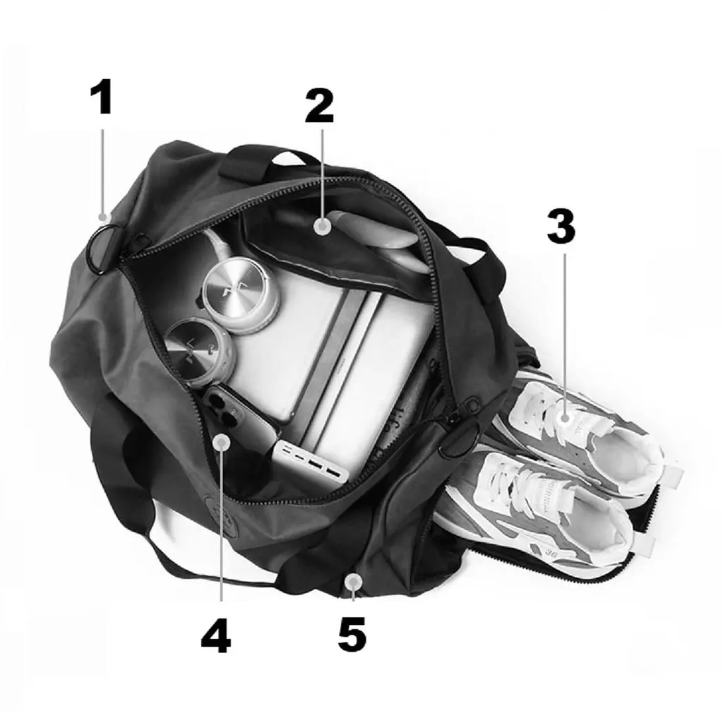 Текстильна дорожня сумка Confident TB1-T-258A - фото 3