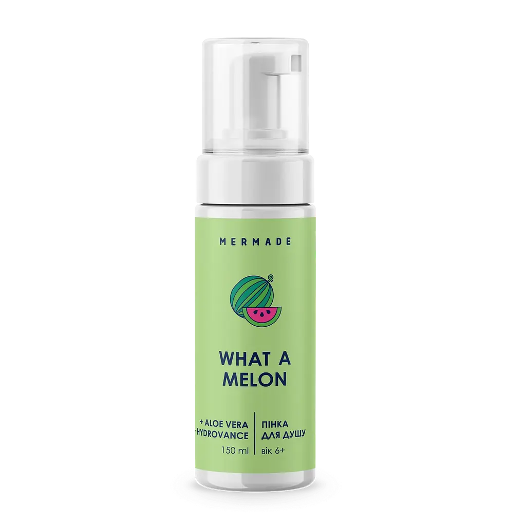 Подарунковий набір Mermade What a melon Party: пінка для душу 150 мл + цукровий скраб для тіла 250 г + зволожуючий бальзам для губ 10 г + слайм гель для душу 200 мл - фото 7