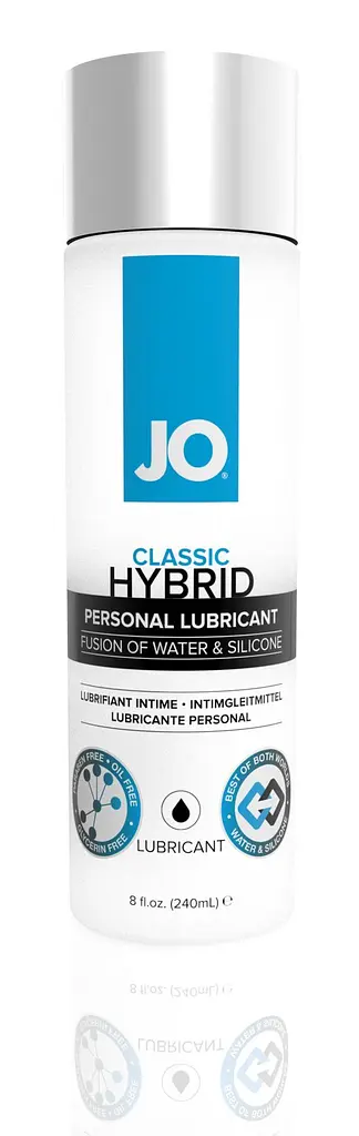 Лубрикант JO System Classic Hybrid - густа на водно-силіконовій основі, 240 мл