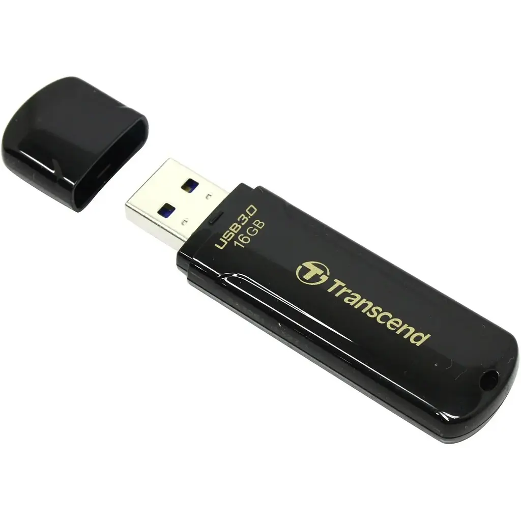 USB флеш-накопичувач Transcend JetFlash 700 16GB USB-A 3.0 Black (TS16GJF700) [67395] - фото 3