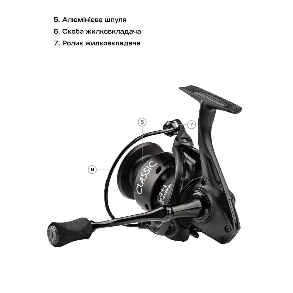 Котушка Brain Classic 3000 4+1BB - фото 7