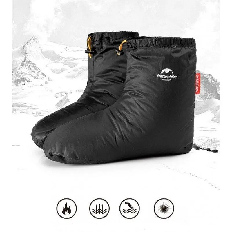 Черевики на гусячому пуху Naturehike NH18S023-T, розмір М, чорні - фото 3