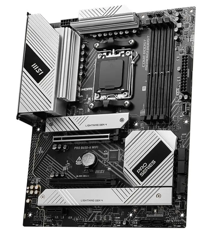 Материнська плата MSI PRO B650-A WIFI (PRO B650-A WIFI) (Socket AM5, AMD B650, ATX) - фото 2
