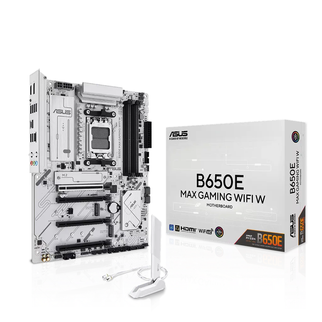 Материнcька плата Asus B650E Max Gaming Wi-Fi White Socket AM5 (B650E MAX GAMING WIFI W) - фото 4