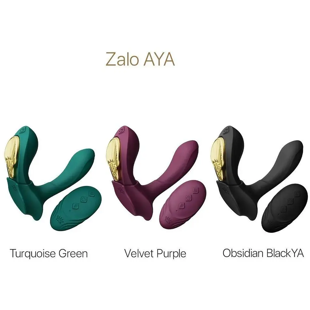 Смарт-вибратор в трусики Zalo AYA Velvet Purple насадка и пульт ДУ - фото 8