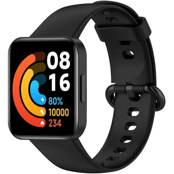 Ремешок DK CDK Silicone Sport Band Classic для Xiaomi Poco Watch (013576) (black) - фото 2