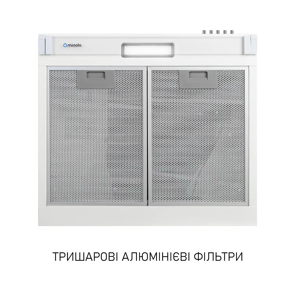 Витяжка плоска Minola HPL 522 WH - фото 6