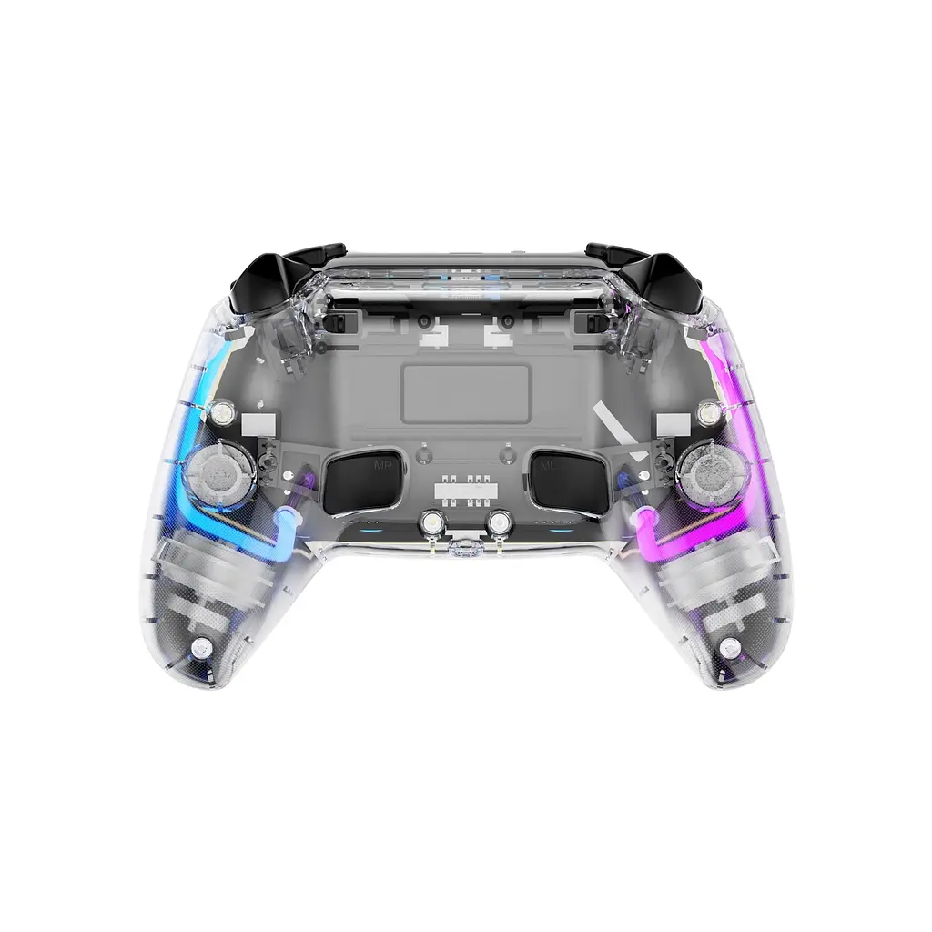 Геймпад GamePro GPS13T BT 5.3/USB/PC/iOS/Android/PS3/PS4 RGB Transparent (GPS13T) - фото 3