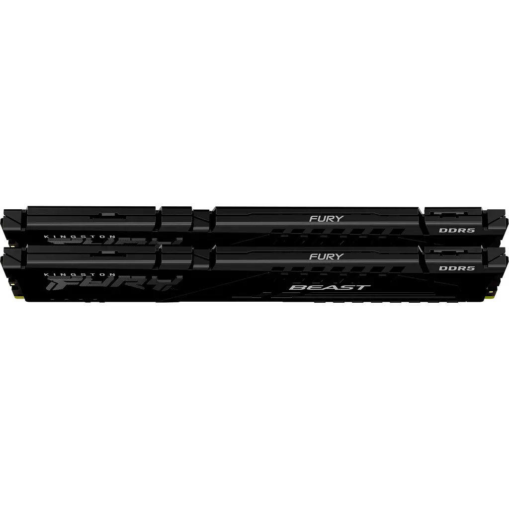 Модуль пам'яті для комп'ютера DDR5 64GB (2x32GB) 6000 MHz Beast Black EXPO Kingston Fury (ex.HyperX) (KF560C30BBEK2-64) - фото 3