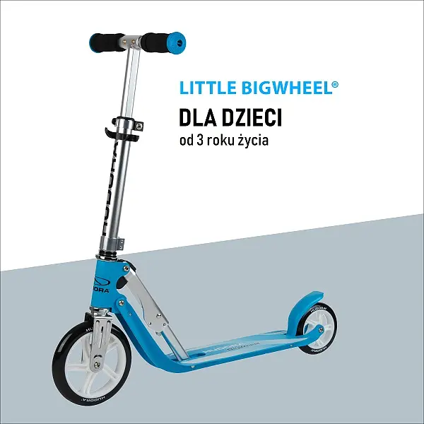 Самокат Hudora Little Big Wheel синий (14202) - фото 2