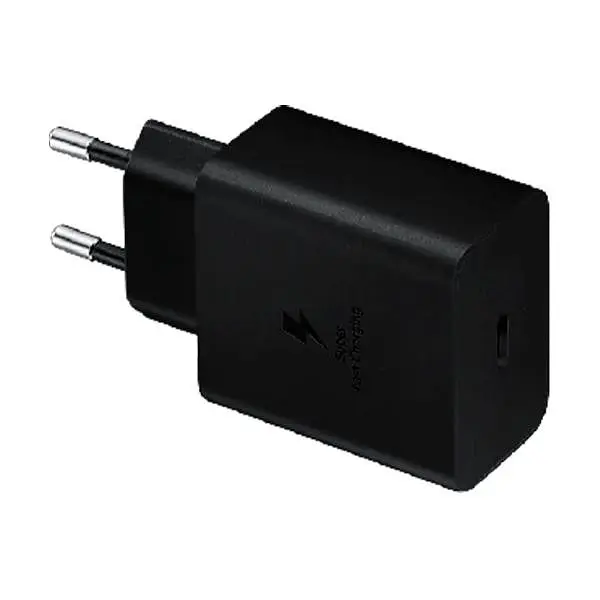Зарядний пристрій Samsung 45W Compact Power Adapter з Type-C to Type-C Cable Black (EP-T4510XBEG) - фото 2