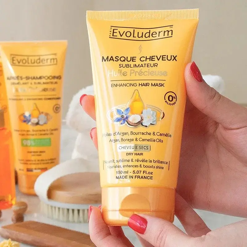 Маска для сухих волос Evoluderm укрепляющая с ценными маслами 150 мл - фото 2