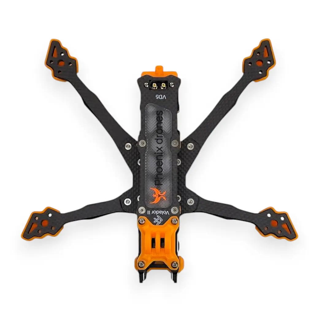 Рама карбонова Volador Ⅱ VX5 T700 DeadСat Phoenix drones edition для 5 дюймового дрона - фото 4