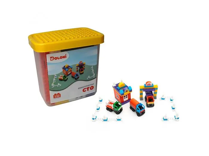 Конструктор СТО, Doloni Toys (013888/38), 132 дет.