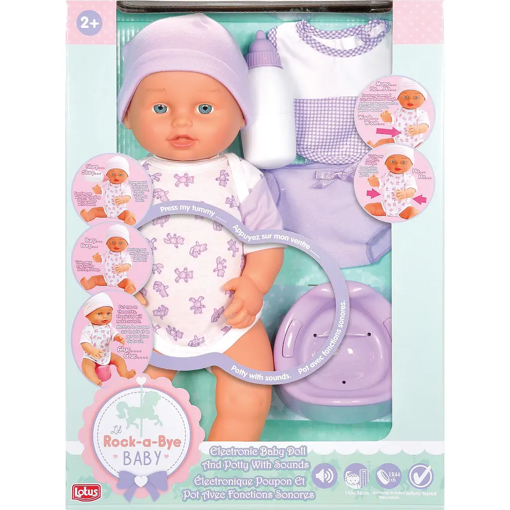 Інтерактивний пупс Lotus Onda, з аксесуарами, 38 см (15982/1) - фото 2