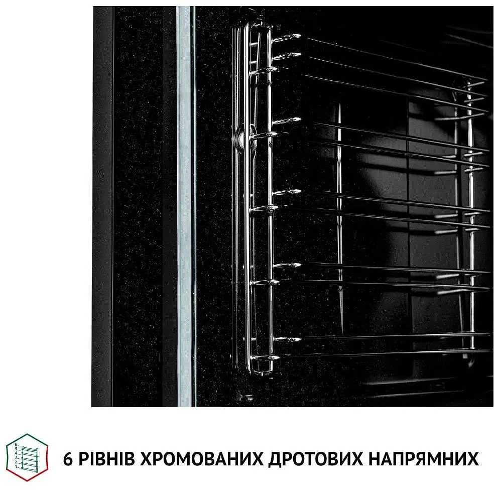 Духова шафа Perfelli Diamond 6M8L Nero - фото 10