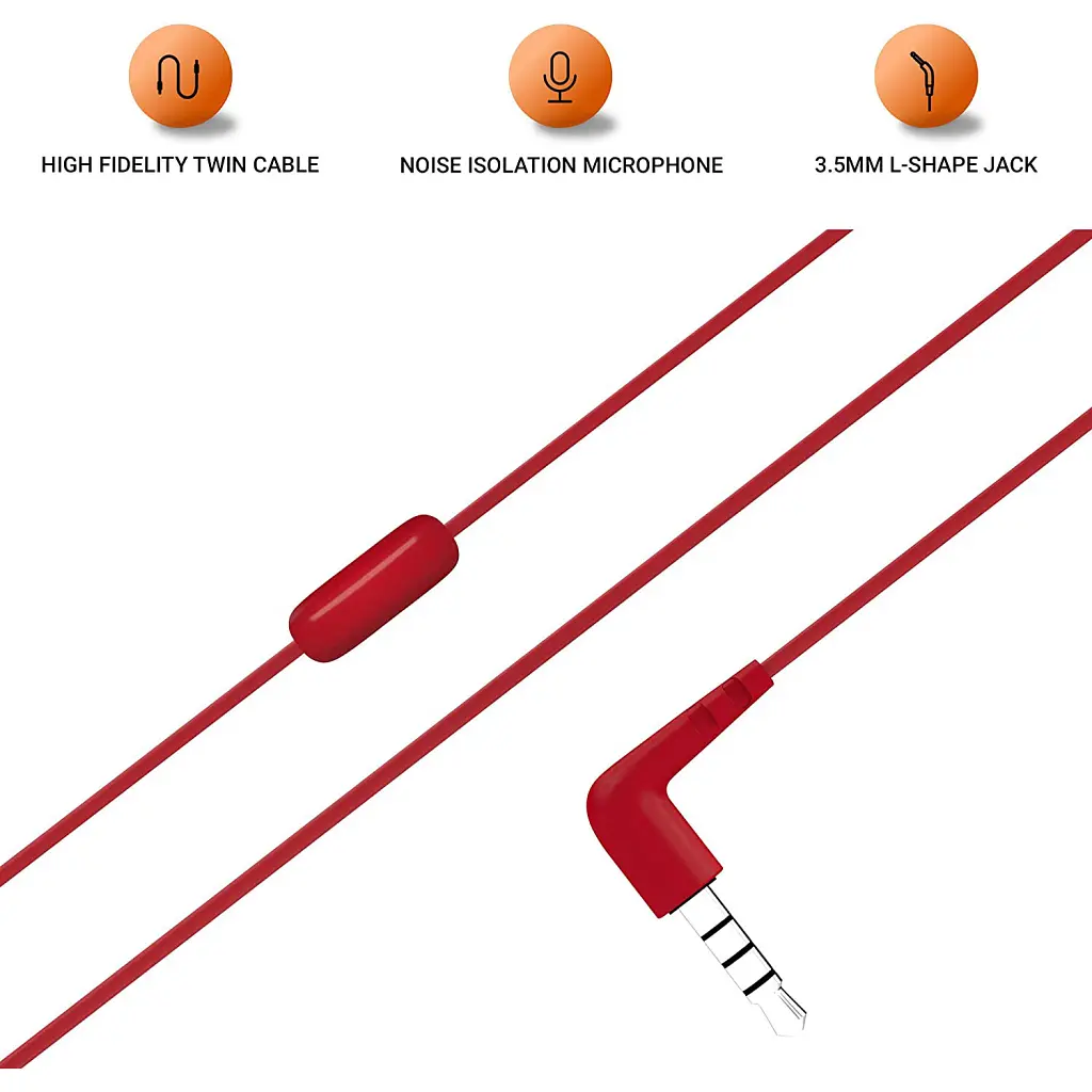Навушники JBL C50 HI Red (JBLC50HIRED) - фото 3