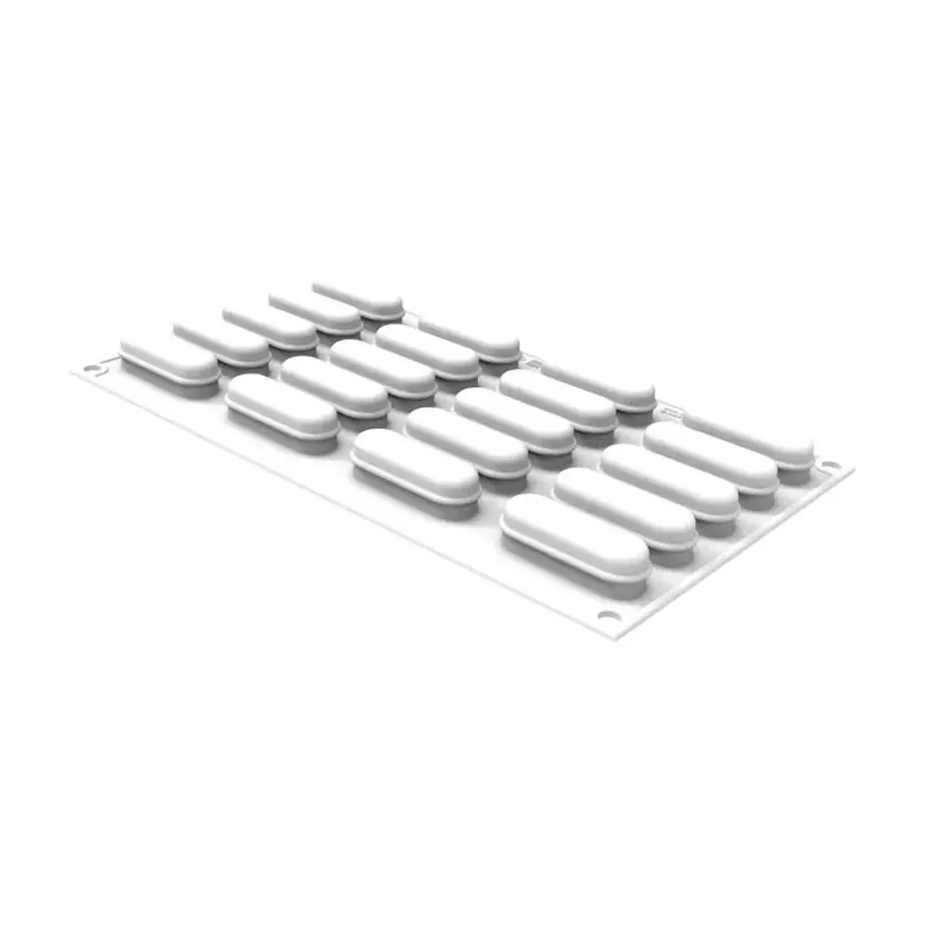 Форма для випікання Silikomart Eclair XS 55x17 мм, h 17 мм (20x14 мл) (ECLAIR XS 14)