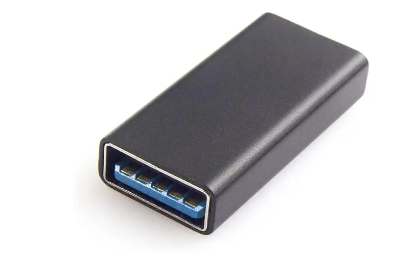 Адаптер-перехідник PWR USB-мама на USB-мама 3.0 Black (H051313) - фото 8