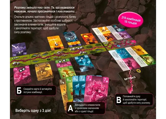 Настільна гра Geekach Games Riftforce. Сила розлому (Riftforce) (укр.) (GKCH069RF) - фото 2