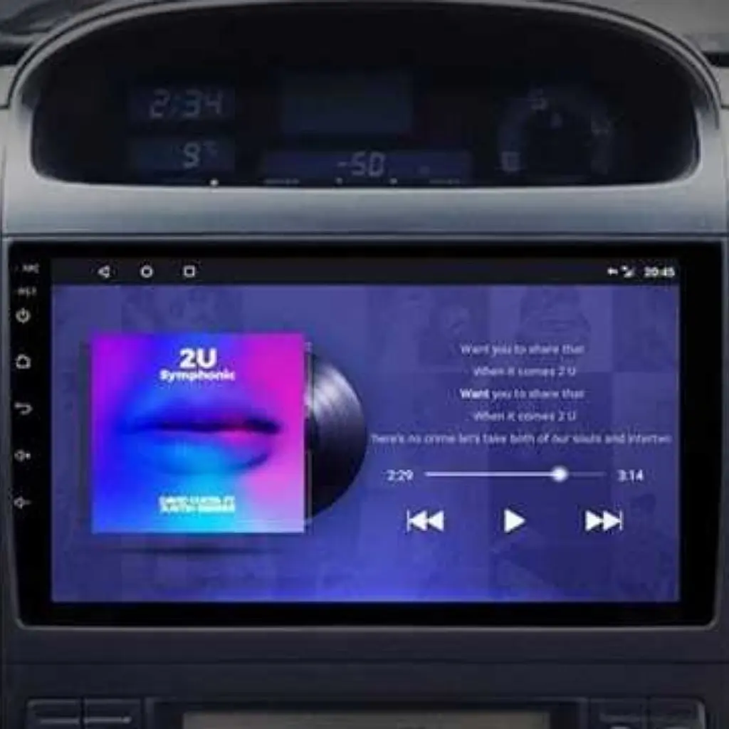 Штатна автомагнітола XPRO Toyota Prado 120 2004-2009 (9") Android 10.1 (4/32) чорний (MER-14143_5408) - фото 11