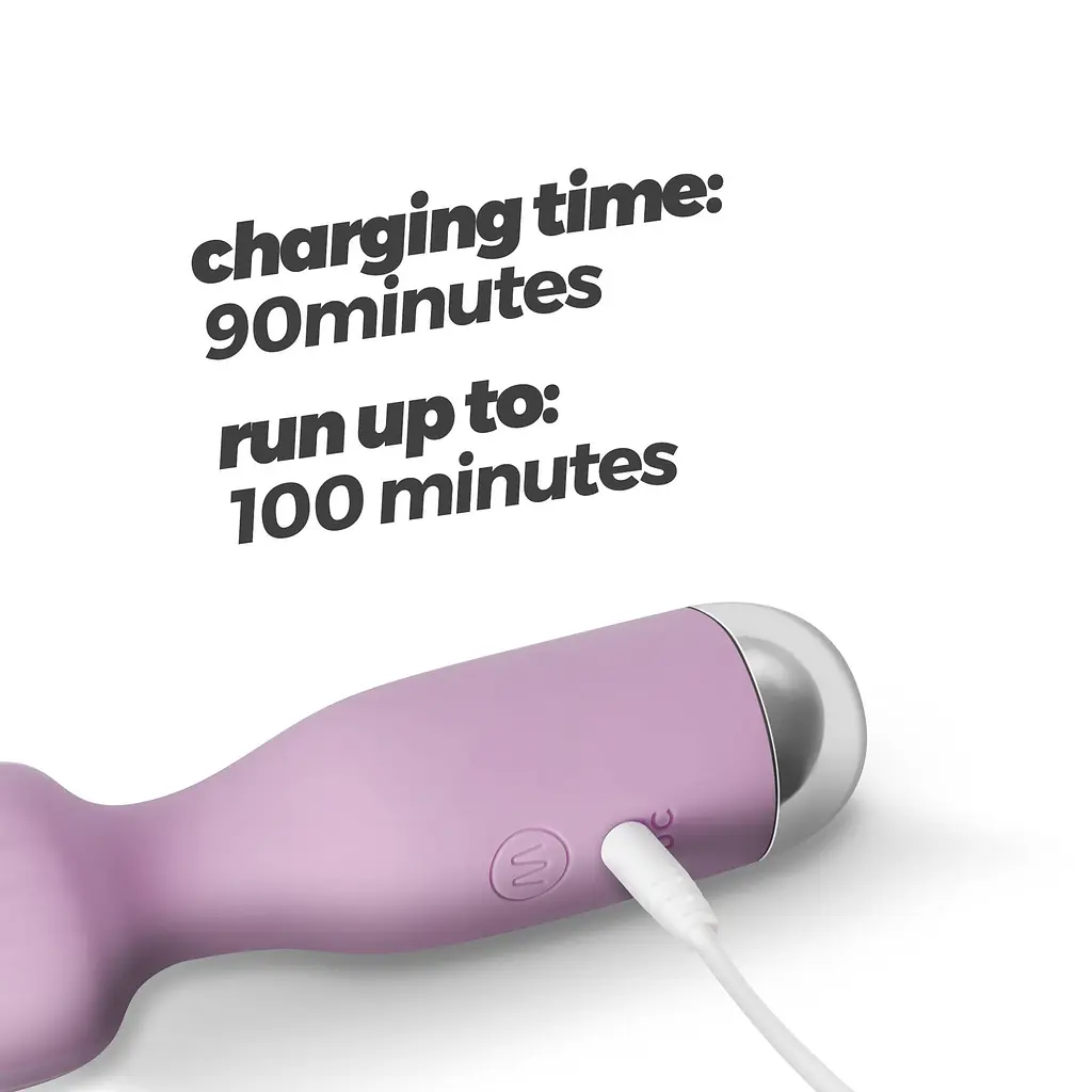 Мини-вибратор Crushious Wanderlust 15 см (фиолетовый) - фото 6