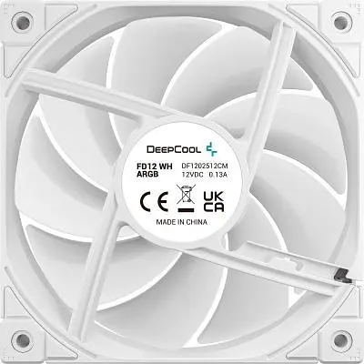 Кулер для корпуса Deepcool FD12 WH (R-FD12-WHNPN1-G) - фото 4