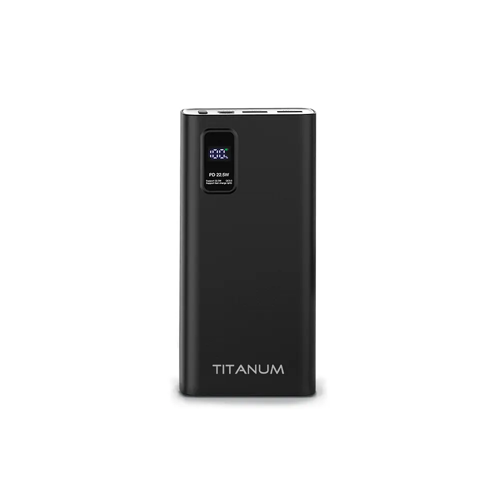Павербанк TITANUM 727S 20000mAh 22.5W Black TITANUM (27362-000) - фото 2