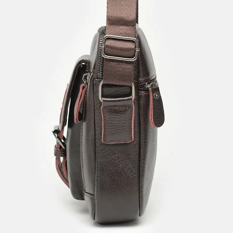 Чоловіча шкіряна сумка Keizer K11827-brown - фото 4