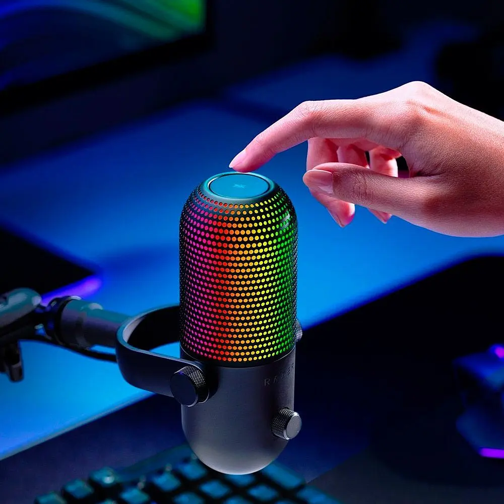 Мікрофон Razer Seiren V3 Chroma Black (RZ19-05060100-R3M1) [104417] - фото 8