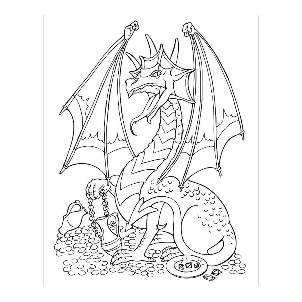 Велика книга розмальовок "Воїни та чудовиська" 1736005, 64 сторінки - фото 5