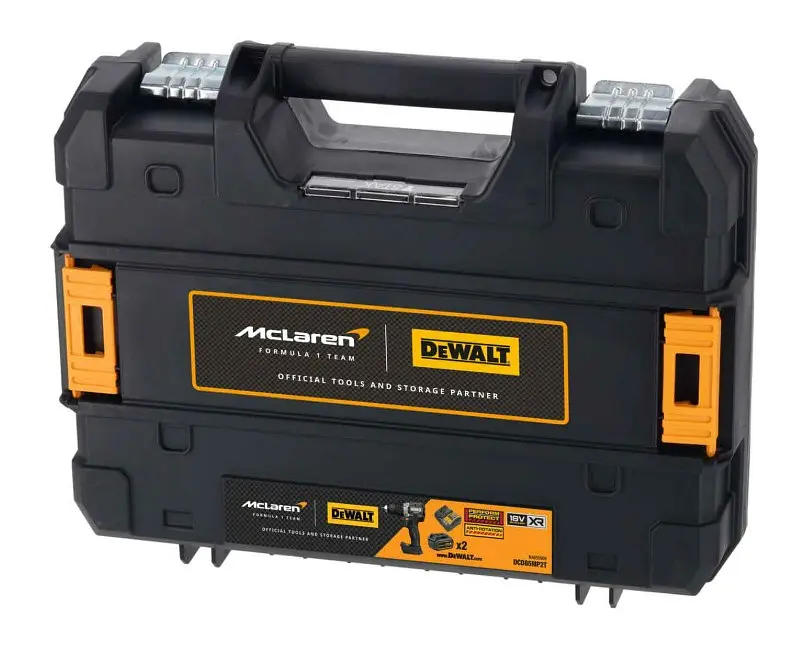 Дриль-шурупокрут ударний DeWalt McLaren F1 Team Limited Edition з АКБ та ЗП DCD85MP2T - фото 5