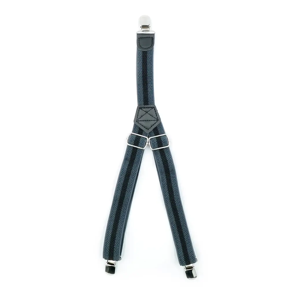 Підтяжки дитячі Weatro Сірі з чорною смугою Weatro det-pd-032 (det-pd-032) - фото 2