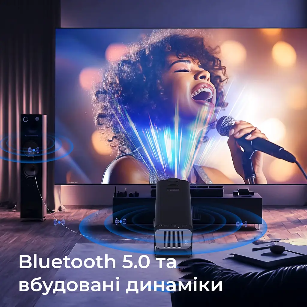 Проектор Magcubic Android 11 HY320 Allwinner H713 (чорний) - фото 9