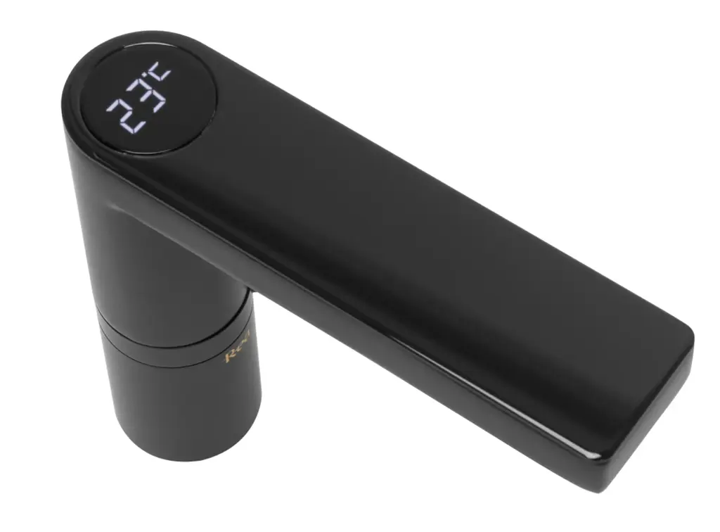 Змішувач для умивальника Rea Amar Lcd низький black REA-B2065, Чорний матовий - фото 6