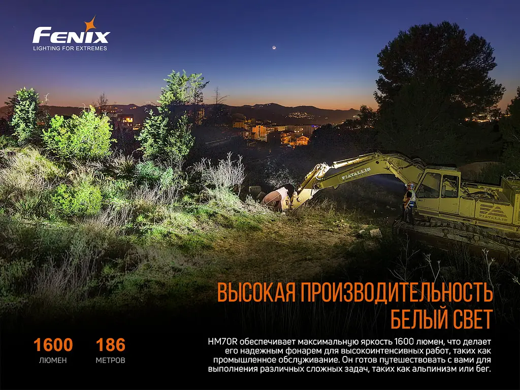 Ліхтар налобний Fenix HM70R - фото 9