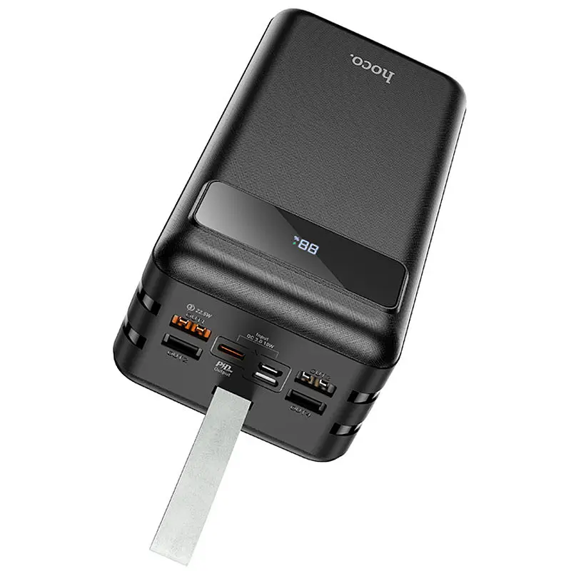 Портативний ЗП Power Bank Hoco J86B Electric 22.5W+PD20W 60000 mAh Чорний - фото 2