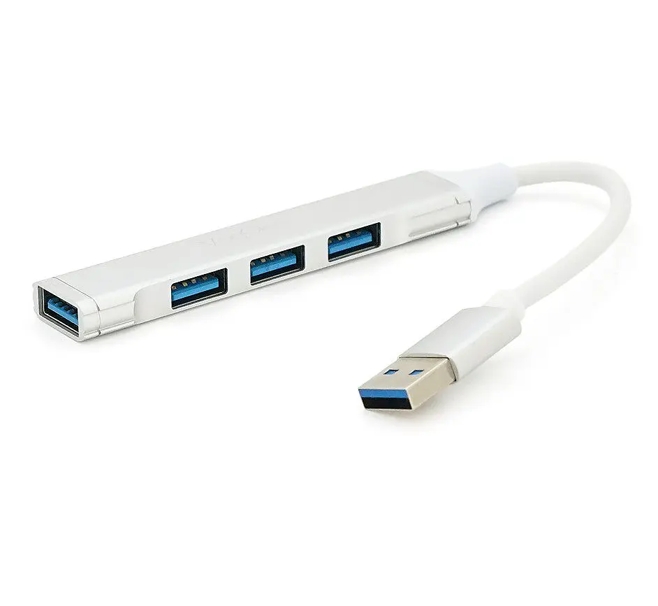 Розгалужувач Хаб 4 порти VEGGIEG VK-301 HUB USB 3.0 на USB 3.0 — 4 порти, 480Mbts, живлення від USB, 15cm