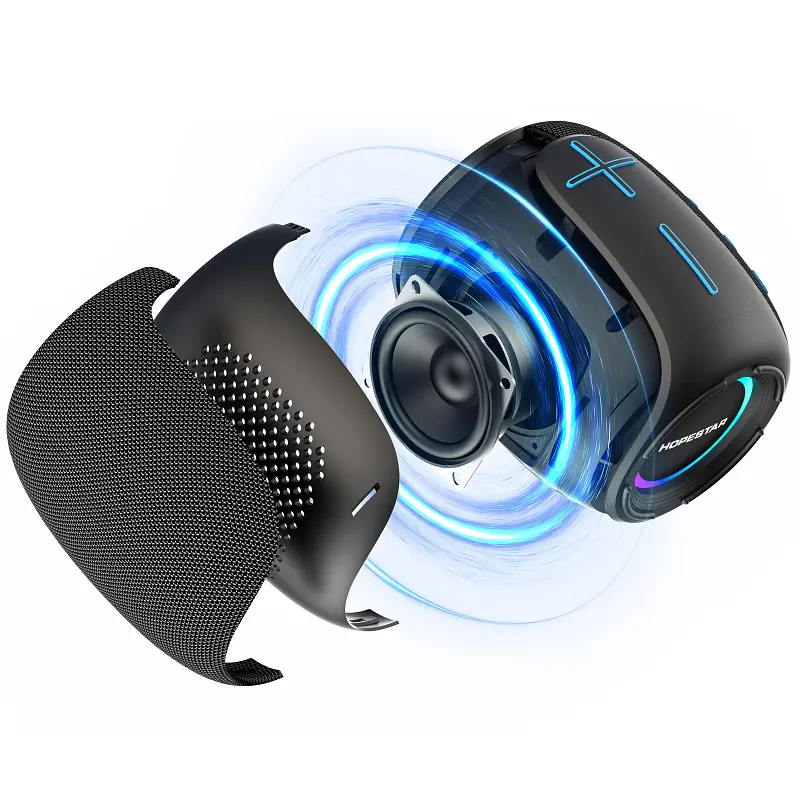 Bluetooth колонка Hopestar P90 mini 15W Black - фото 3