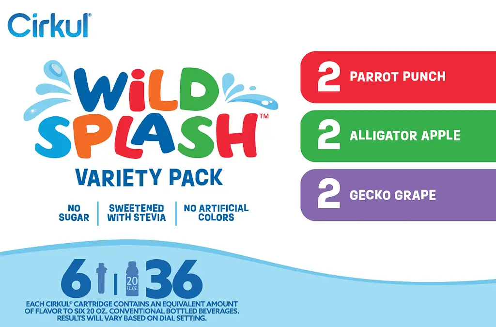 Набір картриджів для напоїв Cirkul Wild Splash Flavor Cartridge Variety Pack 6 шт - фото 6